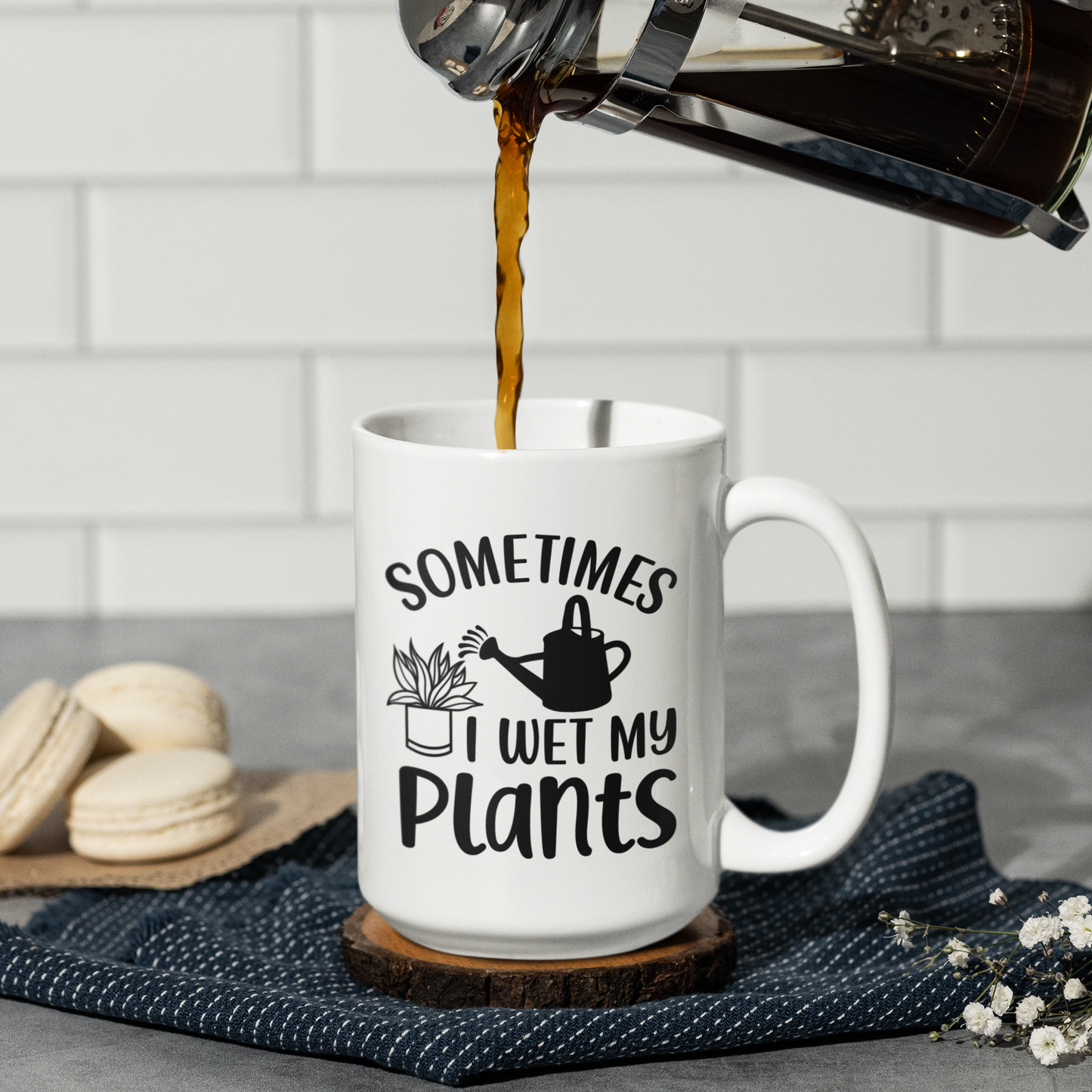 Sometimes I Wet My Plants Mug – Funny Plant Lady Gift for Women, Gardening Gift for Women, Perfect for Mother’s Day, Birthday, or Graduation