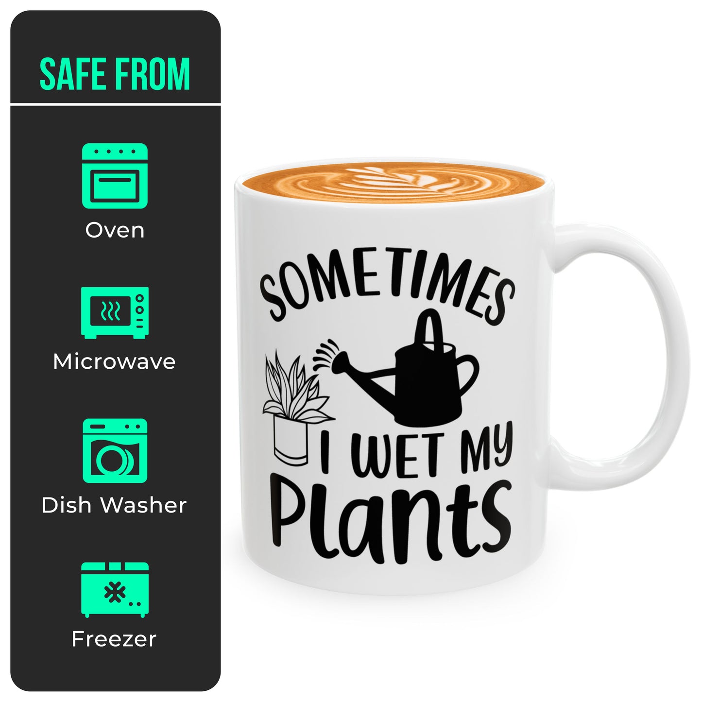 Sometimes I Wet My Plants Mug – Funny Plant Lady Gift for Women, Gardening Gift for Women, Perfect for Mother’s Day, Birthday, or Graduation