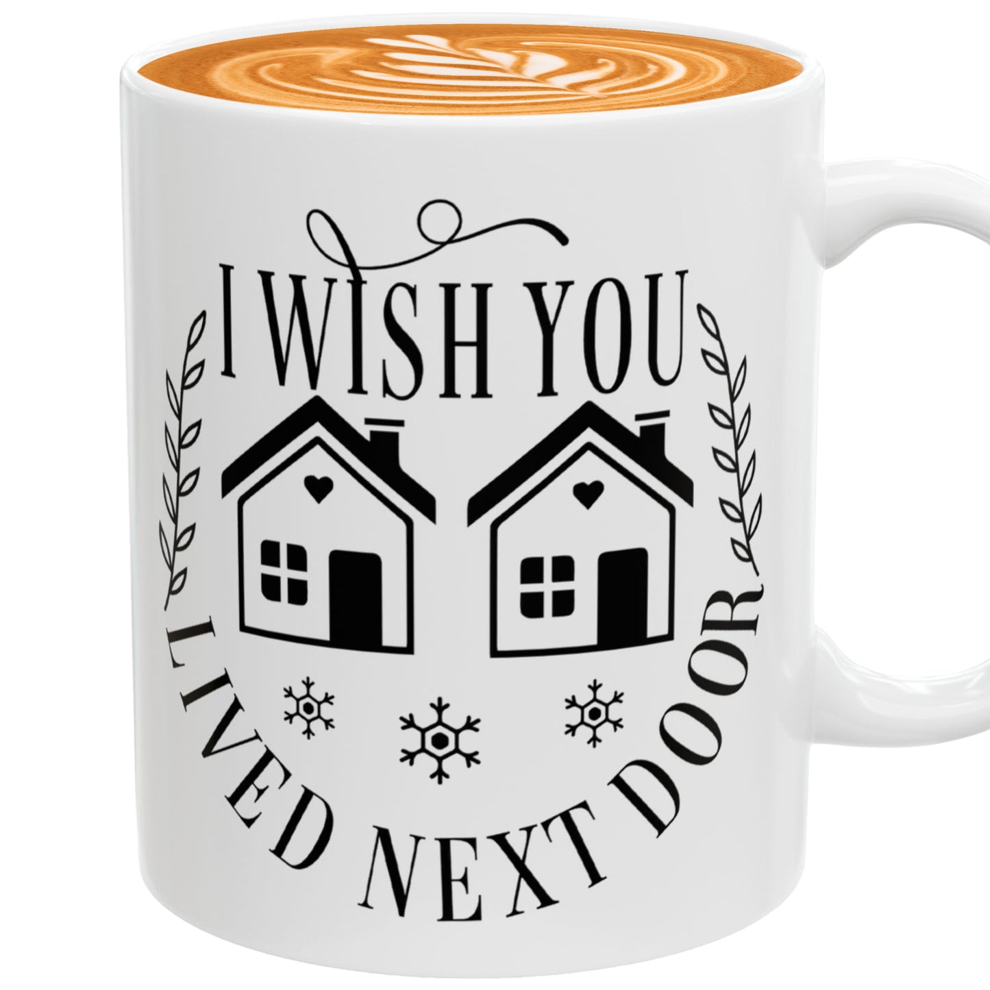 I Wish You Lived Next Door Coffee Mug – Long Distance Friend