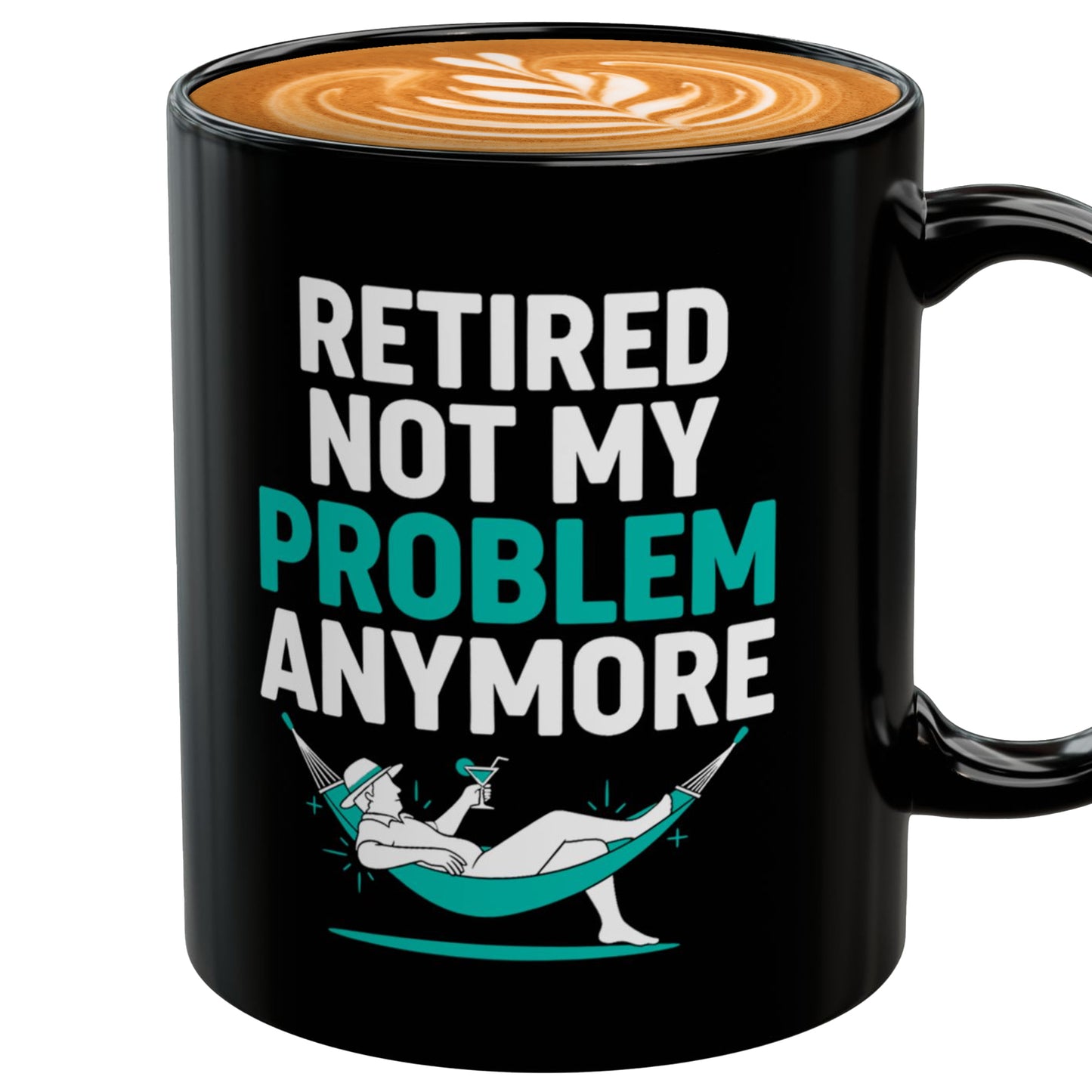 Retired Not My Problem Anymore Mug – Perfect Coworker Retirement Gift