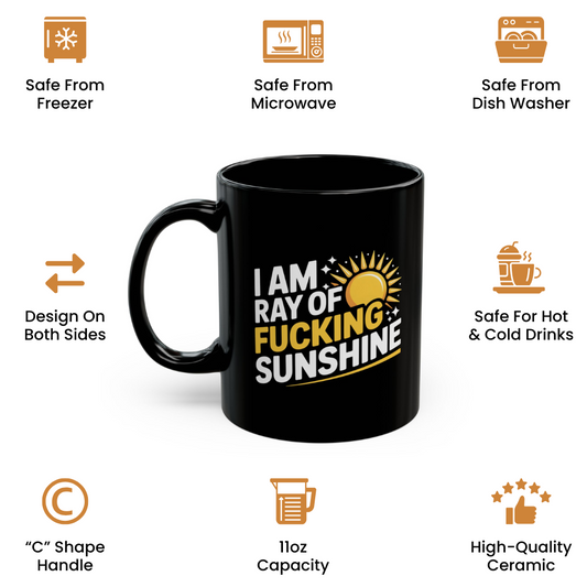 Funny Sunshine Coffee Mug – Bold, Sarcastic, and Perfect Gag Gift Idea
