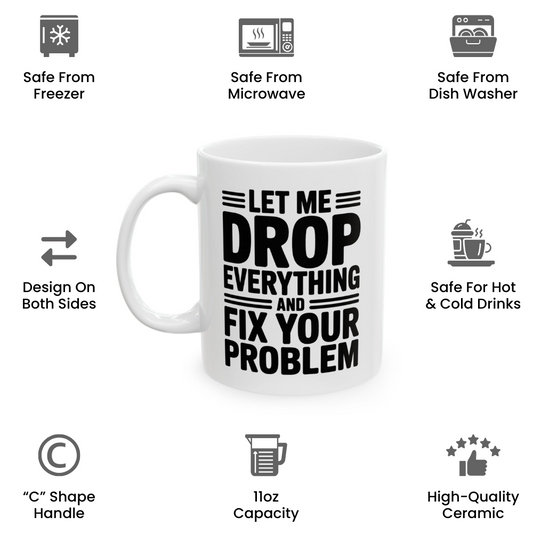 Sarcastic Office Coffee Cup