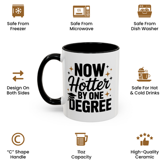 Now Hotter by One Degree Coffee Mug
