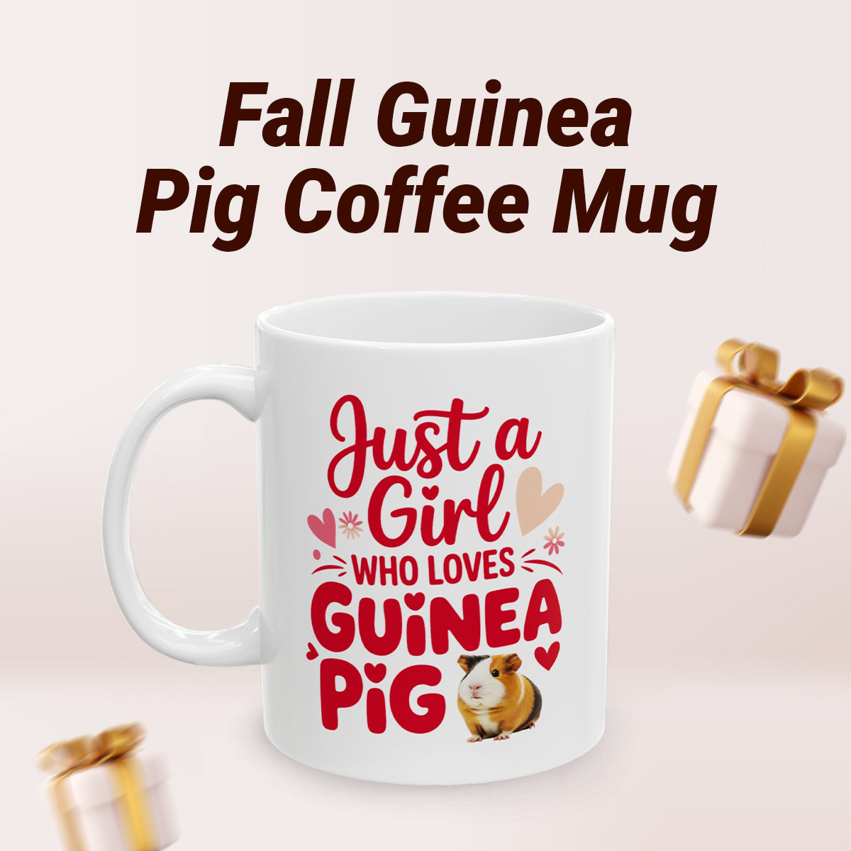 Autumn Guinea Pig Mug