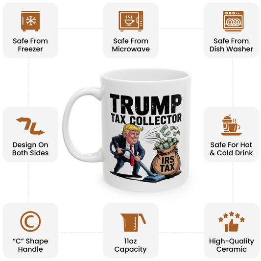 Tax Me If You Can Trump Mug – Funny Political Coffee Cup 11oz