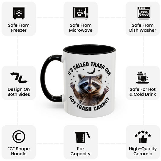 Trash Panda Coffee Mug – Quirky Wordplay Gift for Coworkers