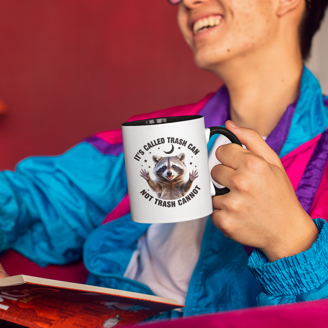 Trash Panda Coffee Mug – Quirky Wordplay Gift for Coworkers