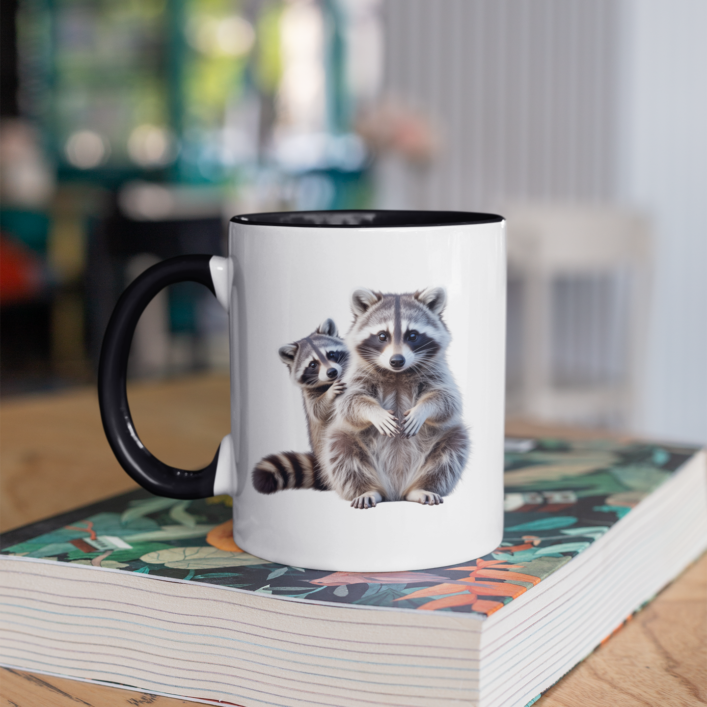 Funny Raccoon Mug – Unique Gift for Women & Animal Lovers