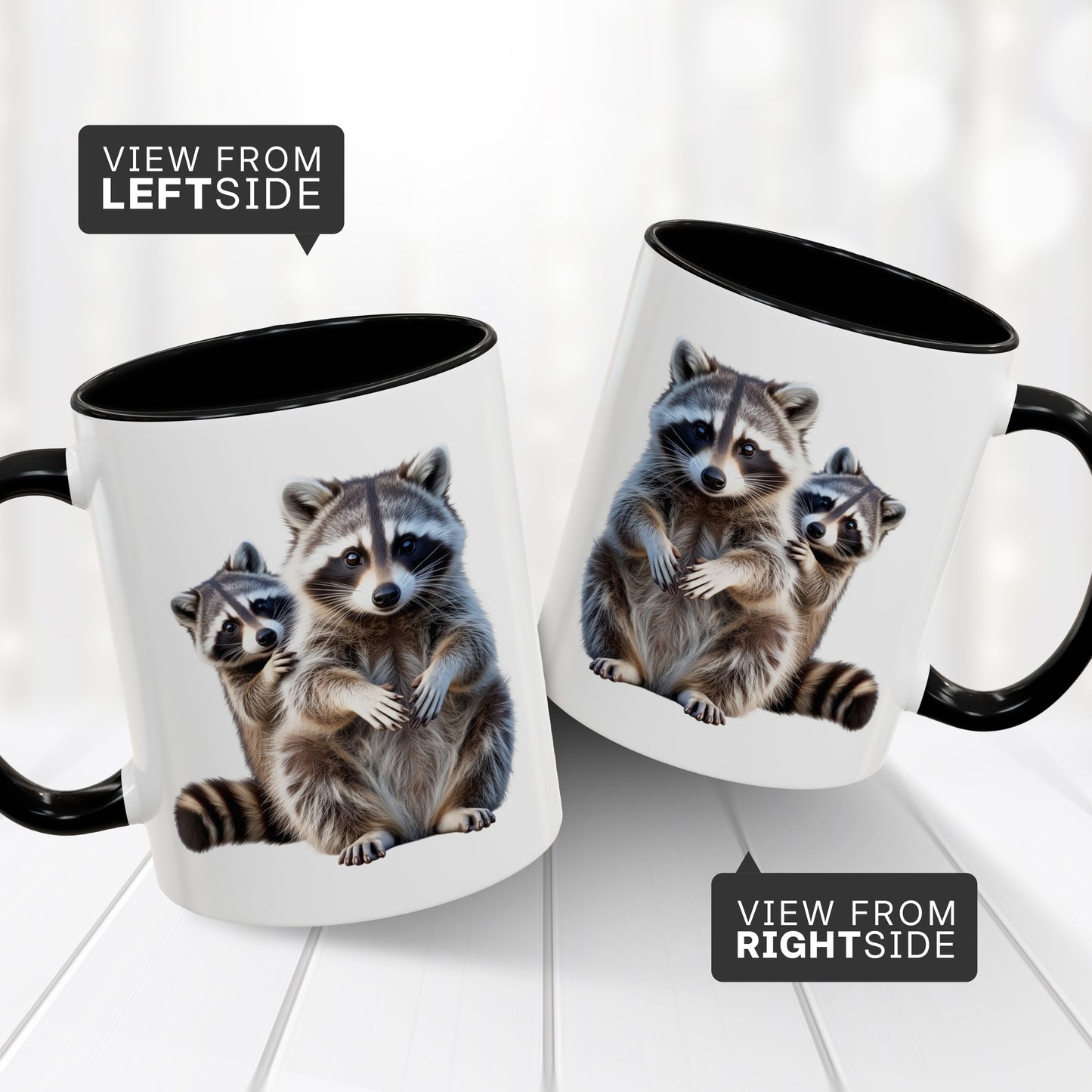 Funny Raccoon Mug – Unique Gift for Women & Animal Lovers