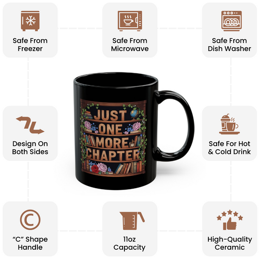 Halloween Ghost Coffee Mug – Spooky Book Lover Gift