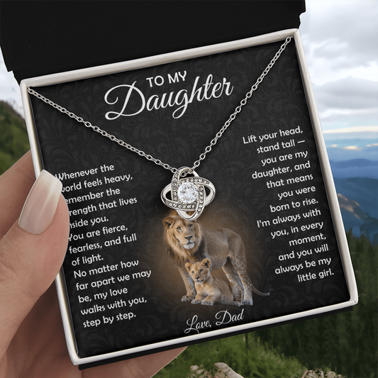 Father to Daughter Necklace | A Sentimental Gift for Birthday, Graduation & Christmas
