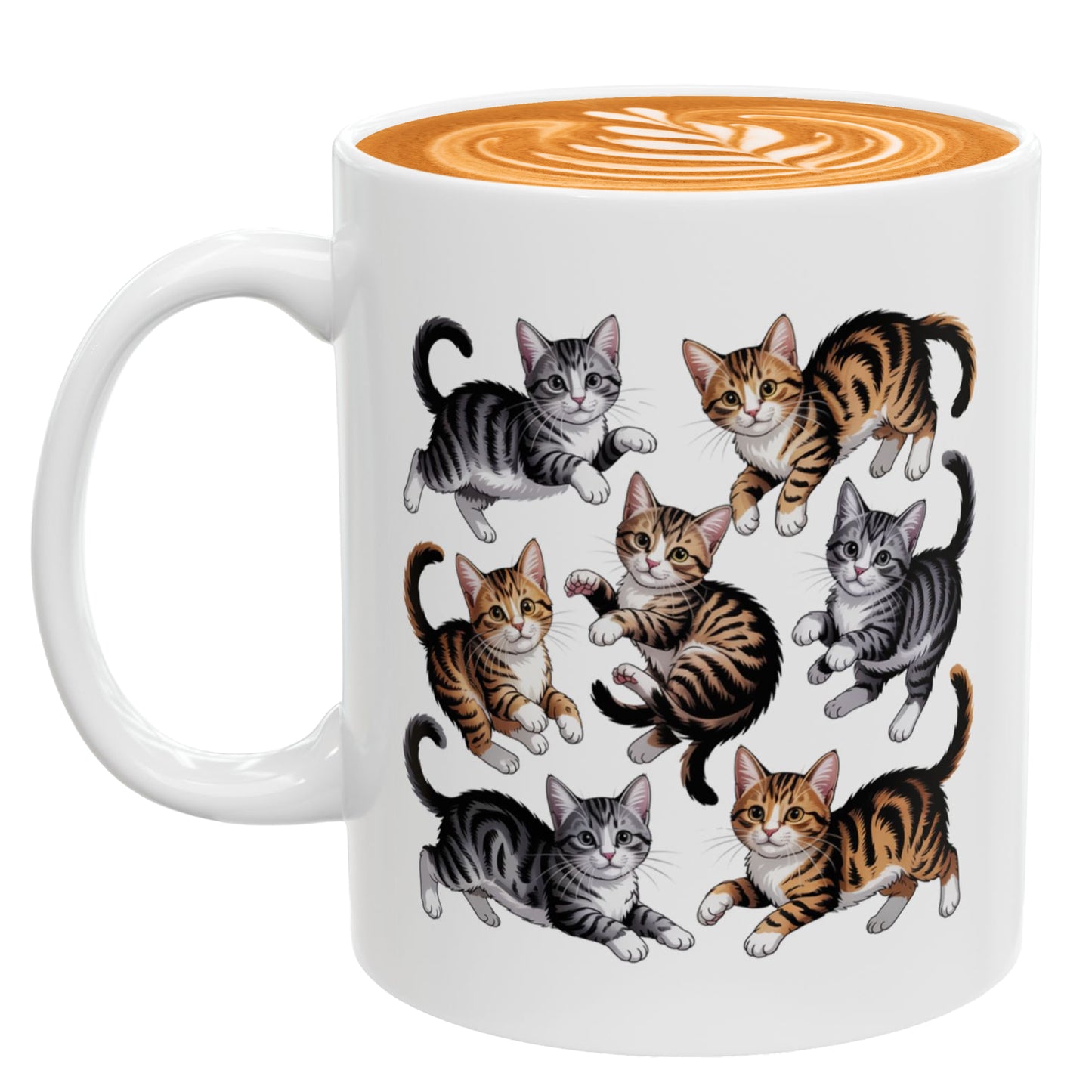 Tabby Tuxedo Cat Mug – Funny Cat Mugs for Women – Cat Themed Coffee Mug Gift for Women, Men, and Cat Owners