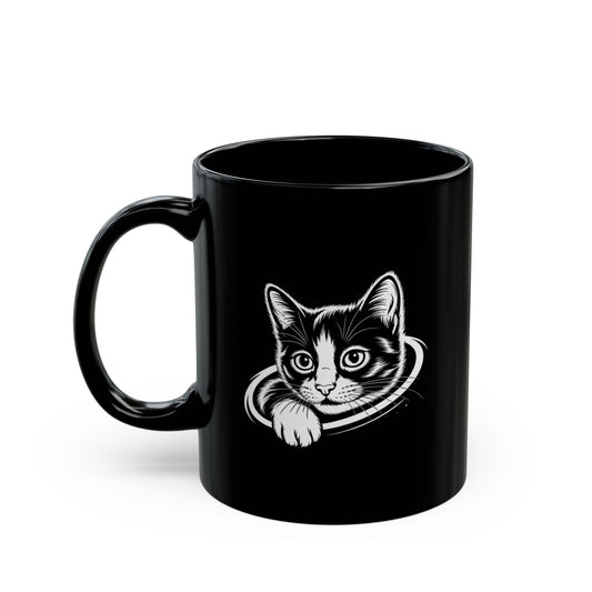 Tuxedo Cat Mug –  Cute and Funny Cat Lover Coffee Cup – Ideal Birthday Gift for Cat Moms and Cat Dads Or Any Cat Lovers