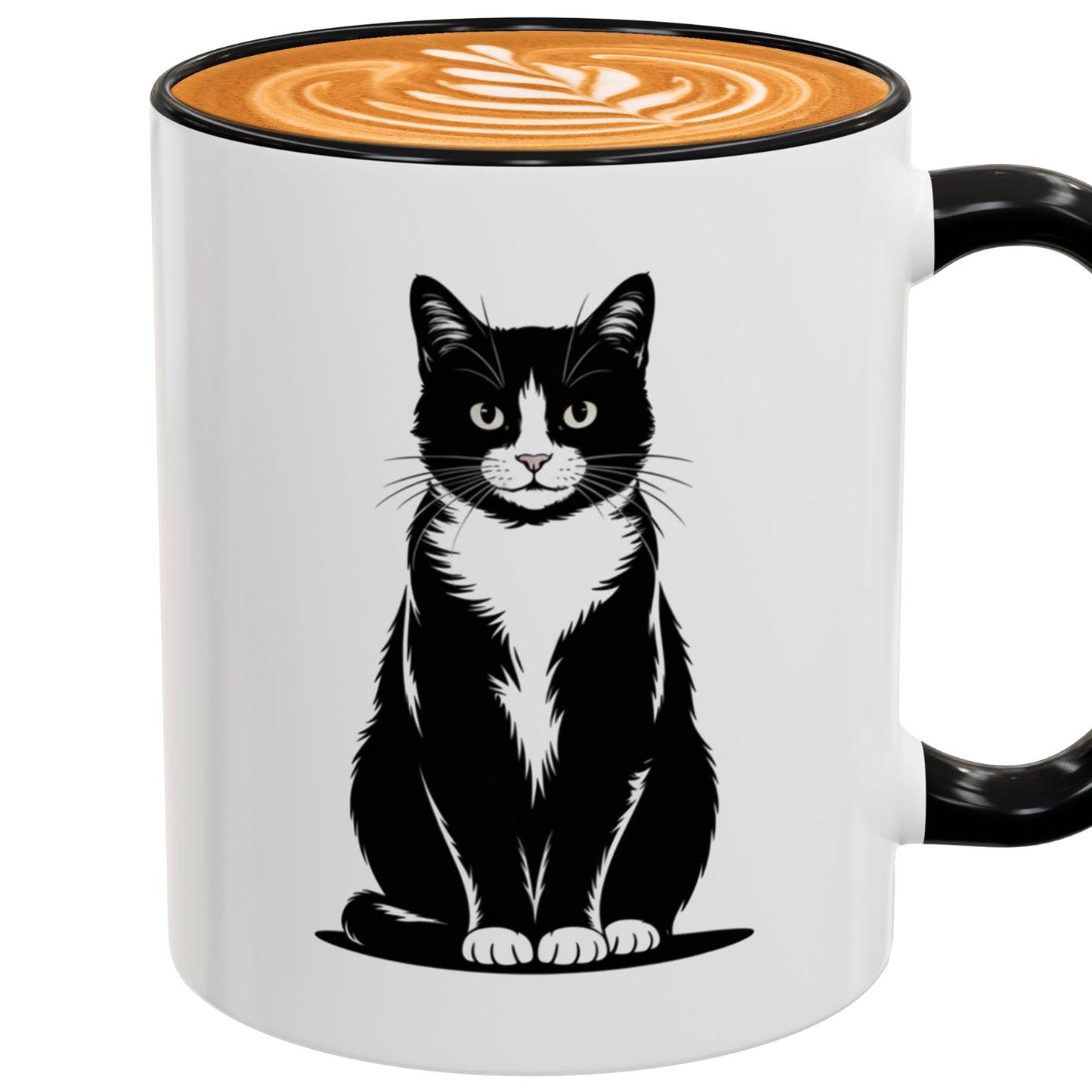 Tuxedo Cat Coffee Mug – Funny Cat Themed Cup for Women and Men – Ideal Birthday, Christmas Gift for Cat Lovers