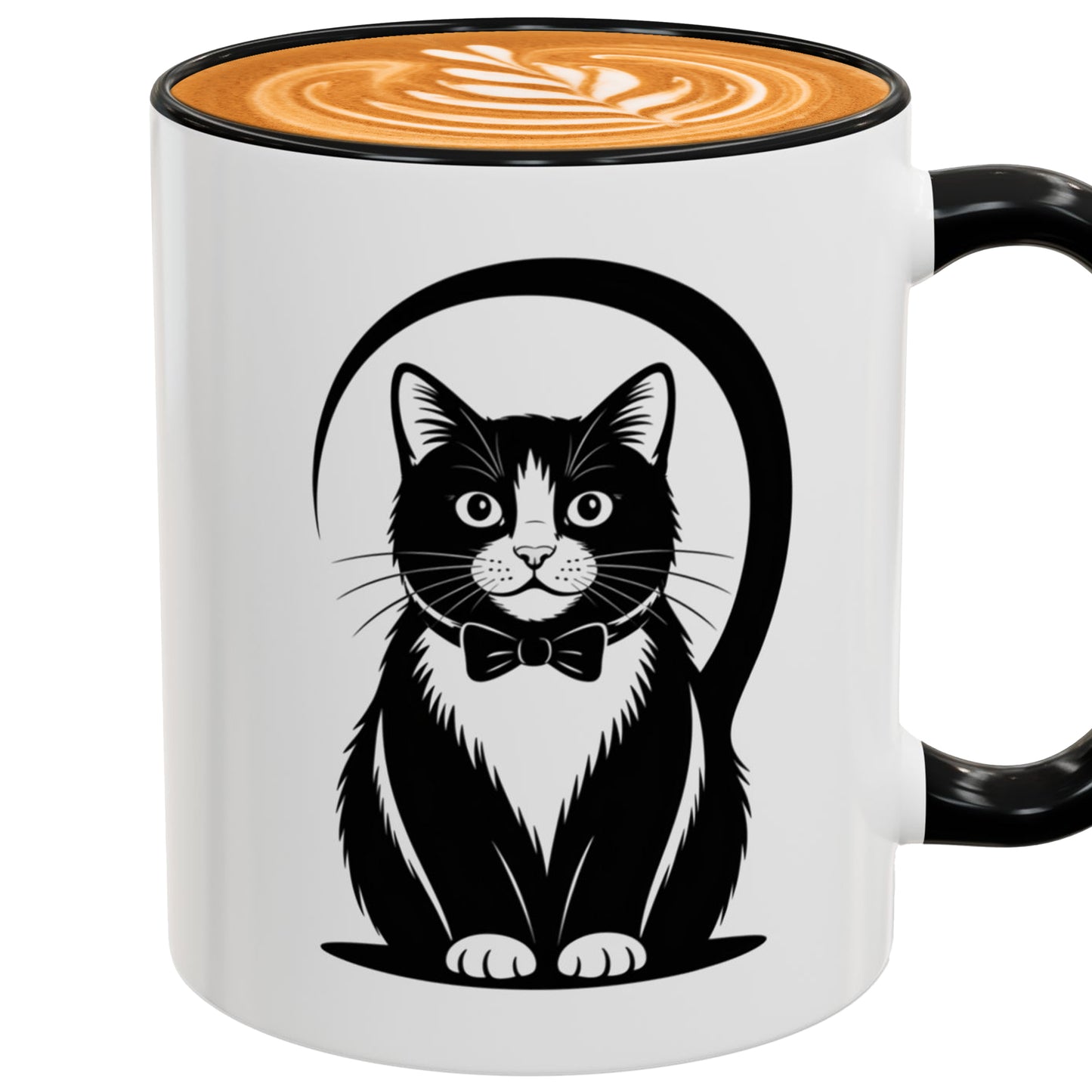 Tuxedo Cat Coffee Mug – Funny Black and White Cat Themed Cup for Women, Men, Friends, and Coworkers – Ideal Cat Lover Gift