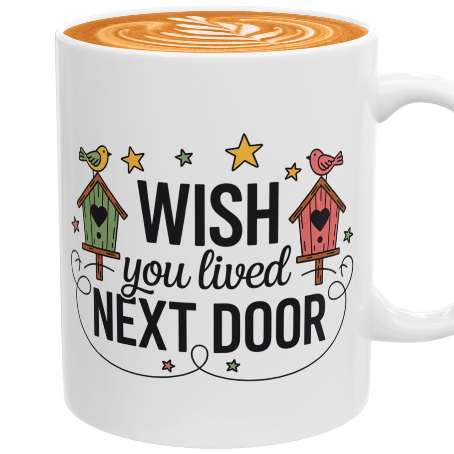 I Wish You Lived Next Door Coffee Mug – Missing You Gift