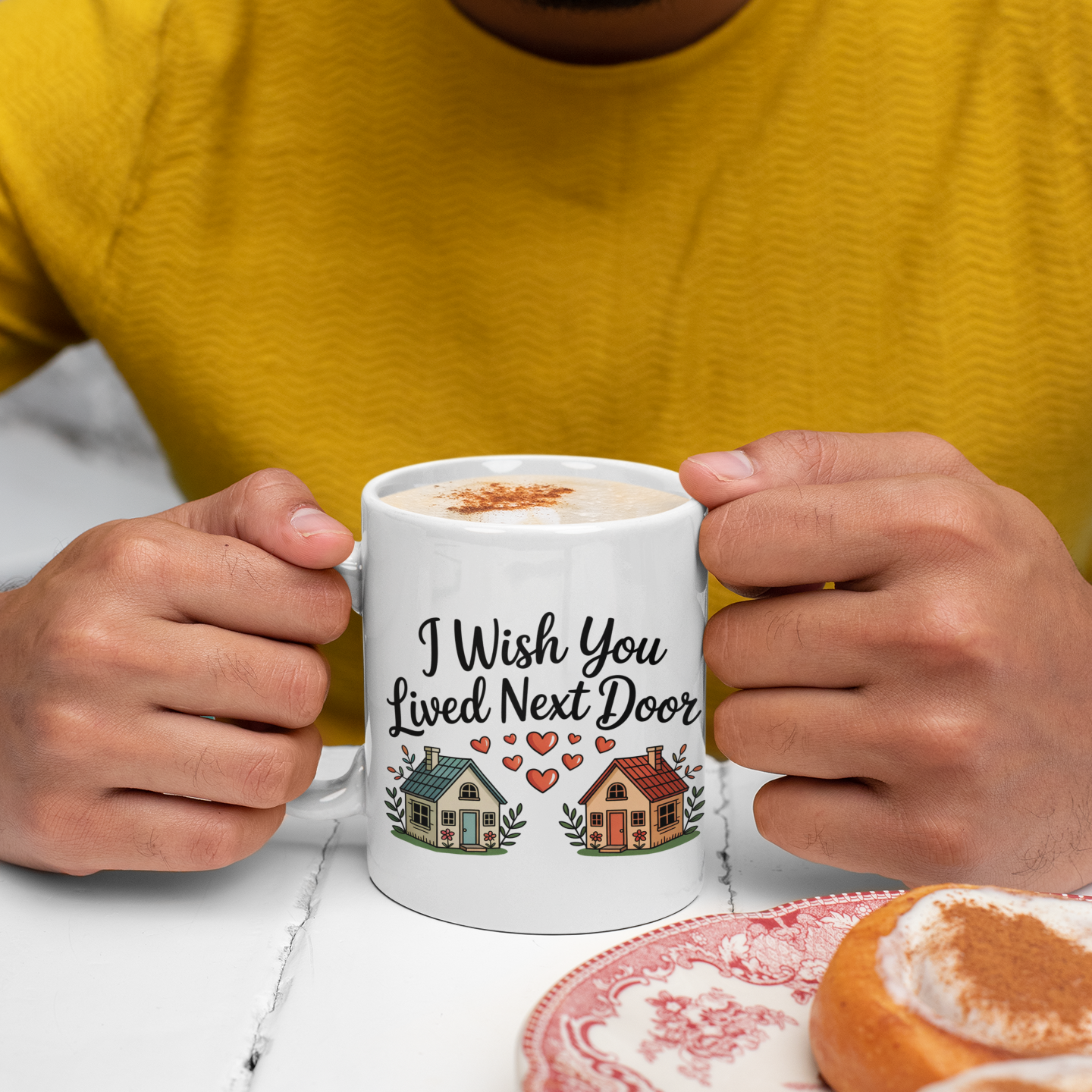 I Wish You Lived Next Door Coffee Mug – Unique Christmas Gift