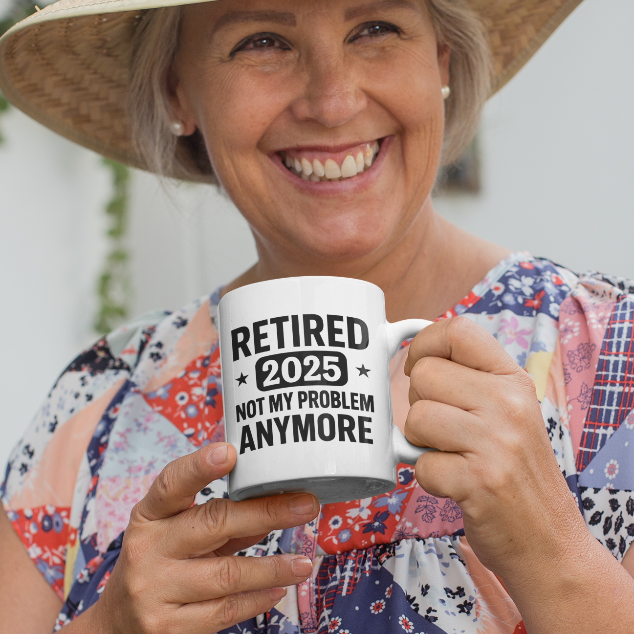 Retired Not My Problem Anymore Mug – Coffee Cup for Retirees