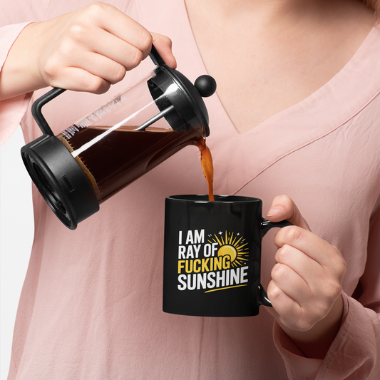 I’m a Ray of Sunshine Mug – Hilarious Rude Gift for Office, Friends, and Family