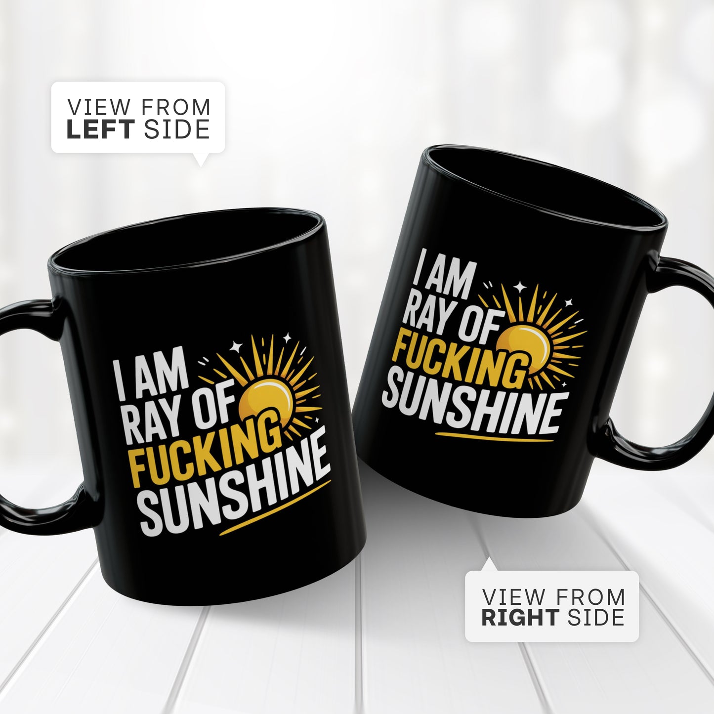 I’m a Ray of Sunshine Mug – Hilarious Rude Gift for Office, Friends, and Family