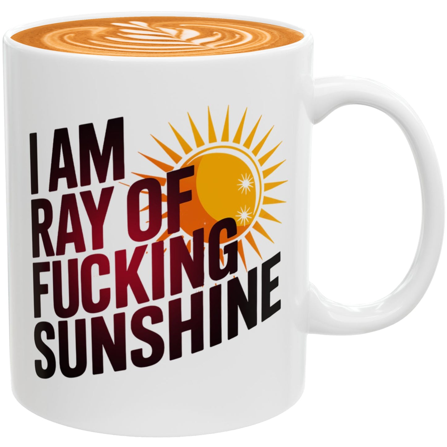 I Am Sunshine with Attitude Mug – Sarcastic Coffee Cup for Coworkers & Friends