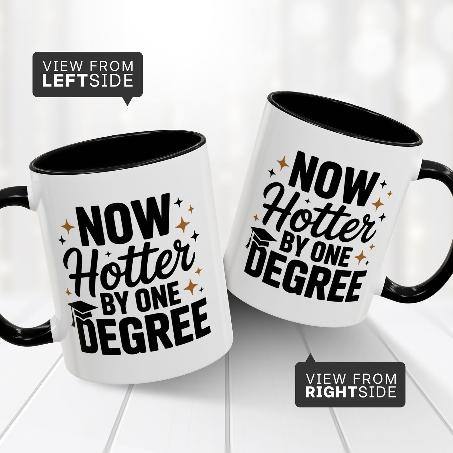 Now Hotter by One Degree Coffee Mug