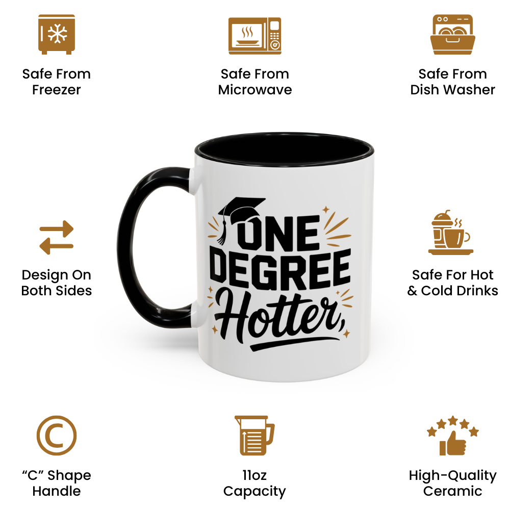 One Degree Hotter Graduation Mug