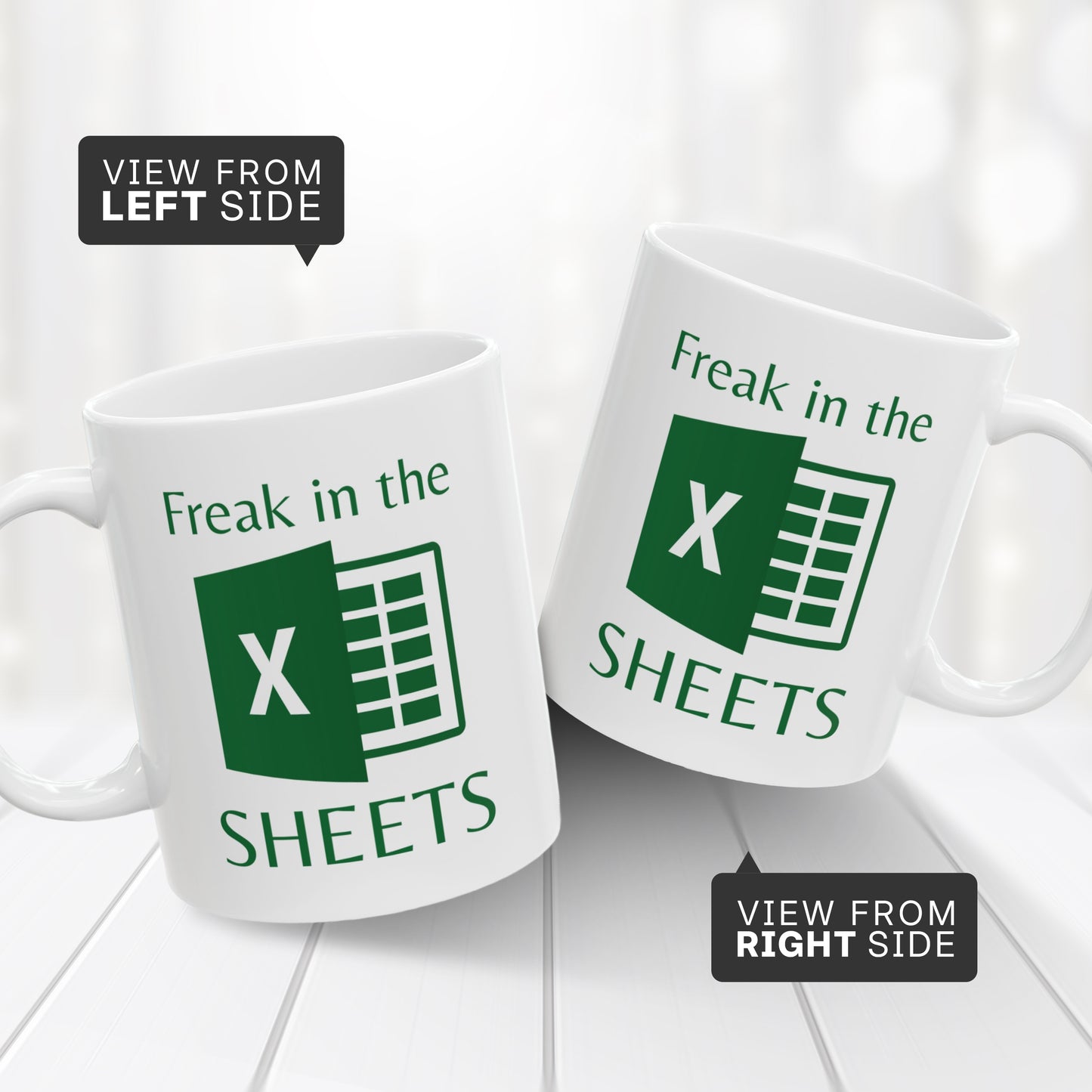 Freak in the Sheets Mug – Funny Office Gift