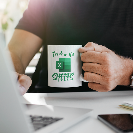 Freak in the Sheets Excel Mug – CPA Humor