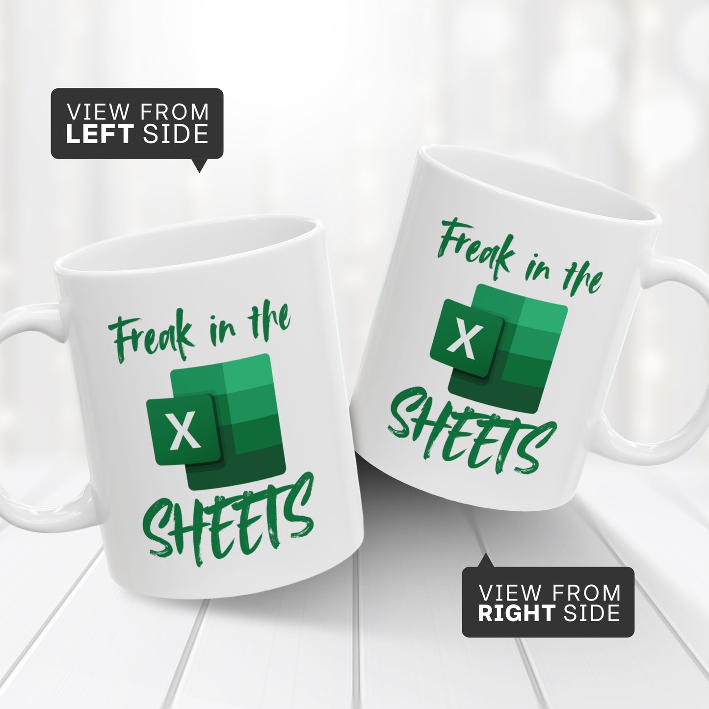 Freak in the Sheets Excel Mug – CPA Humor