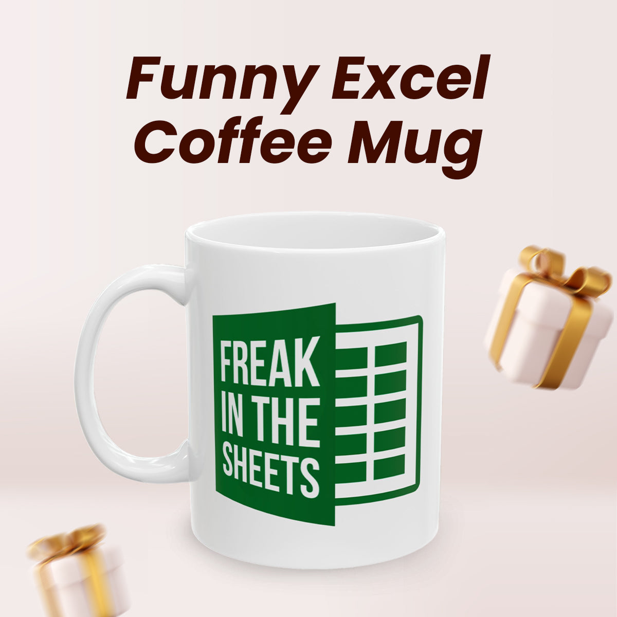 Spreadsheet Humor Mug – Office Birthday Present