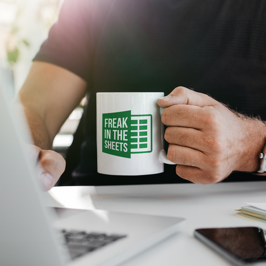 Spreadsheet Humor Mug – Office Birthday Present