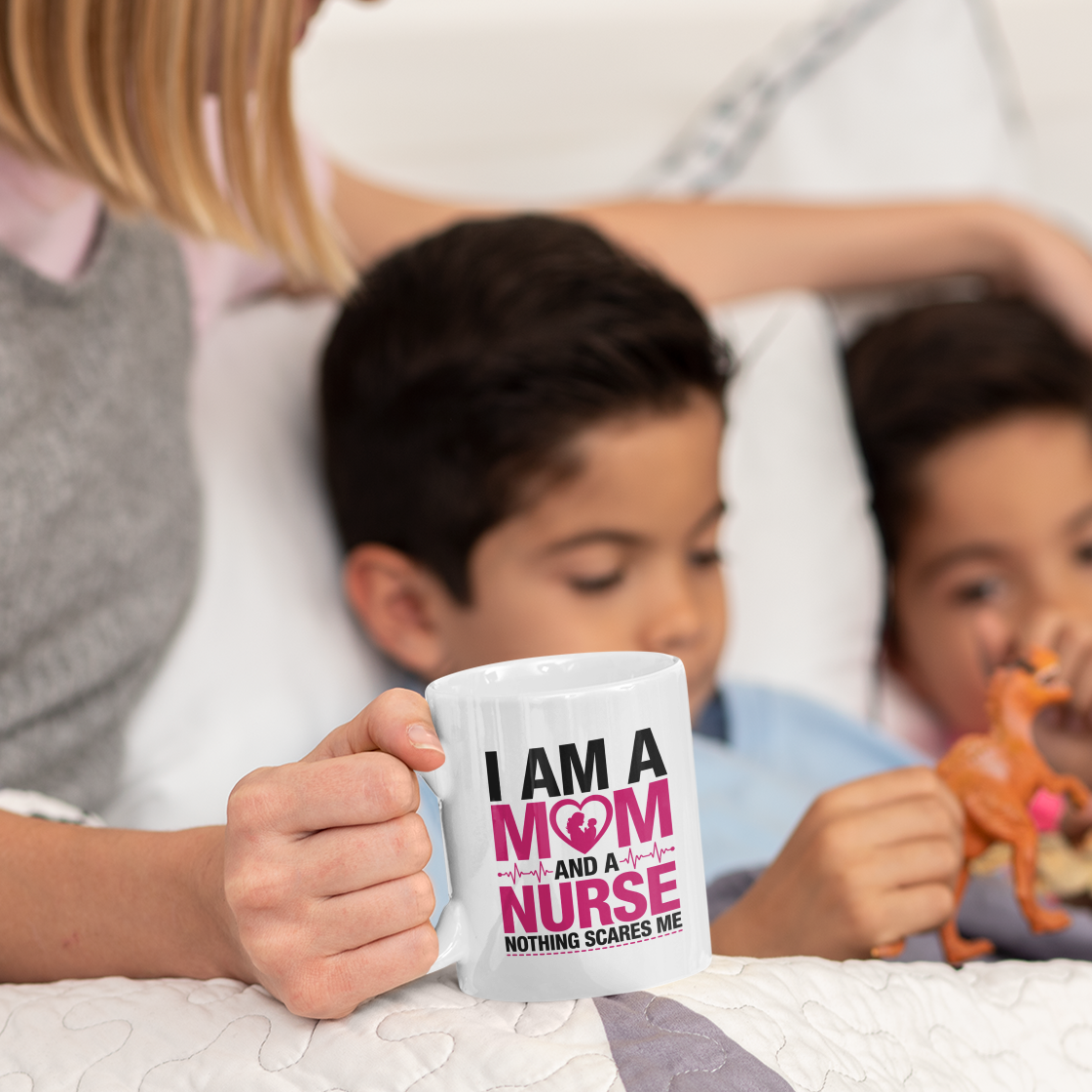 Inspirational Nurse Mom Mug – Mother’s Day & Nurse Appreciation Gift