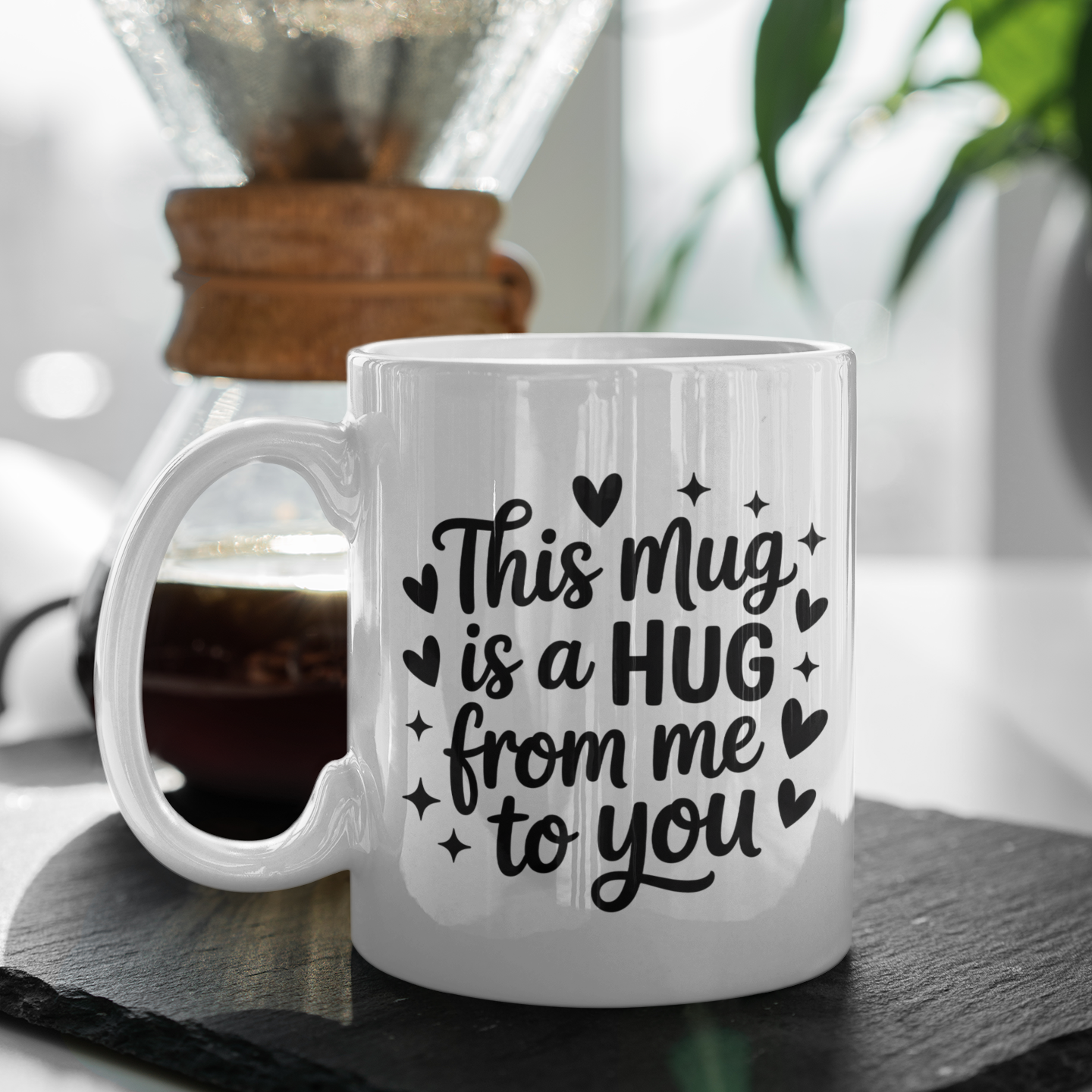 Friendship Hug Mug – A Hug From Me to You Coffee Cup Gift