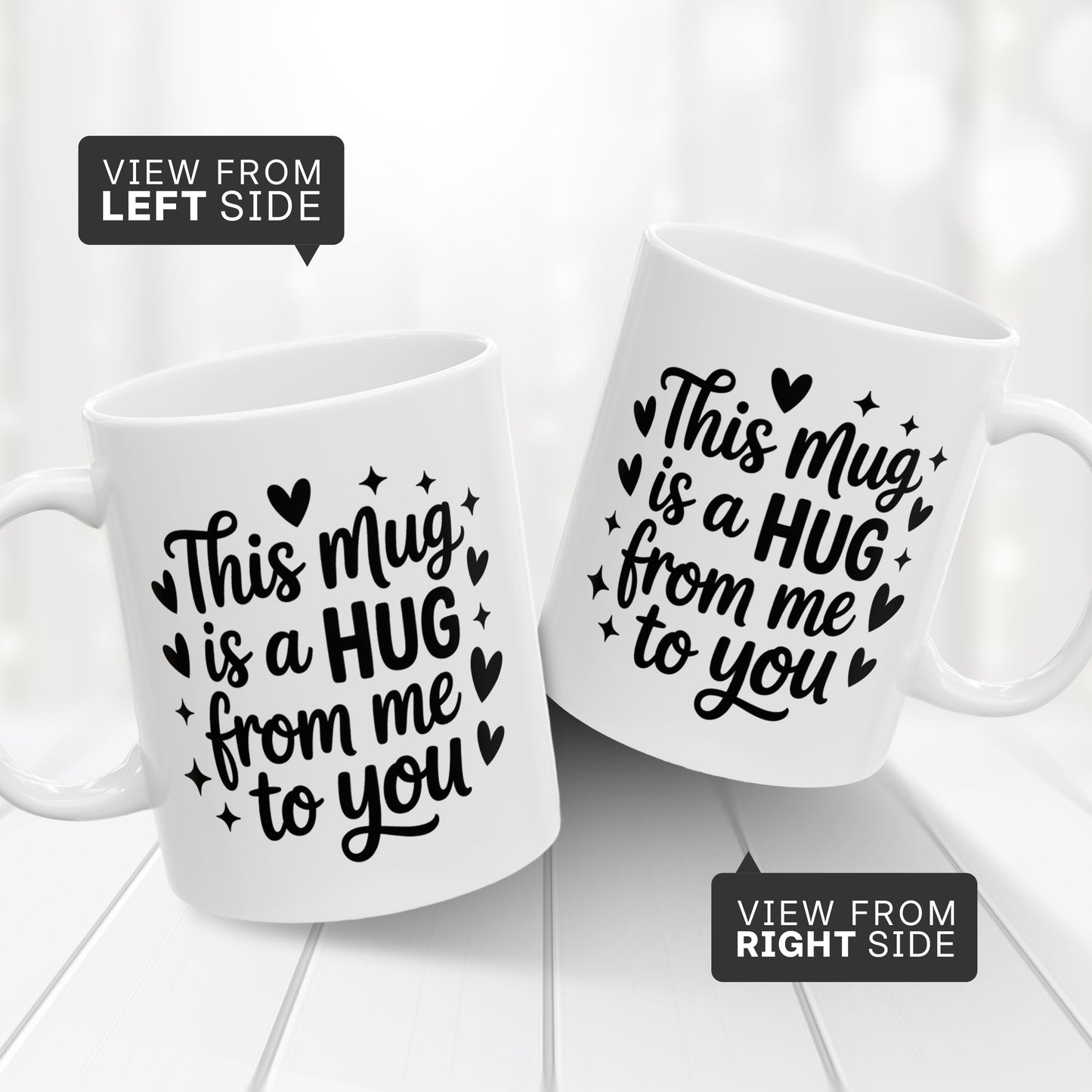 Friendship Hug Mug – A Hug From Me to You Coffee Cup Gift