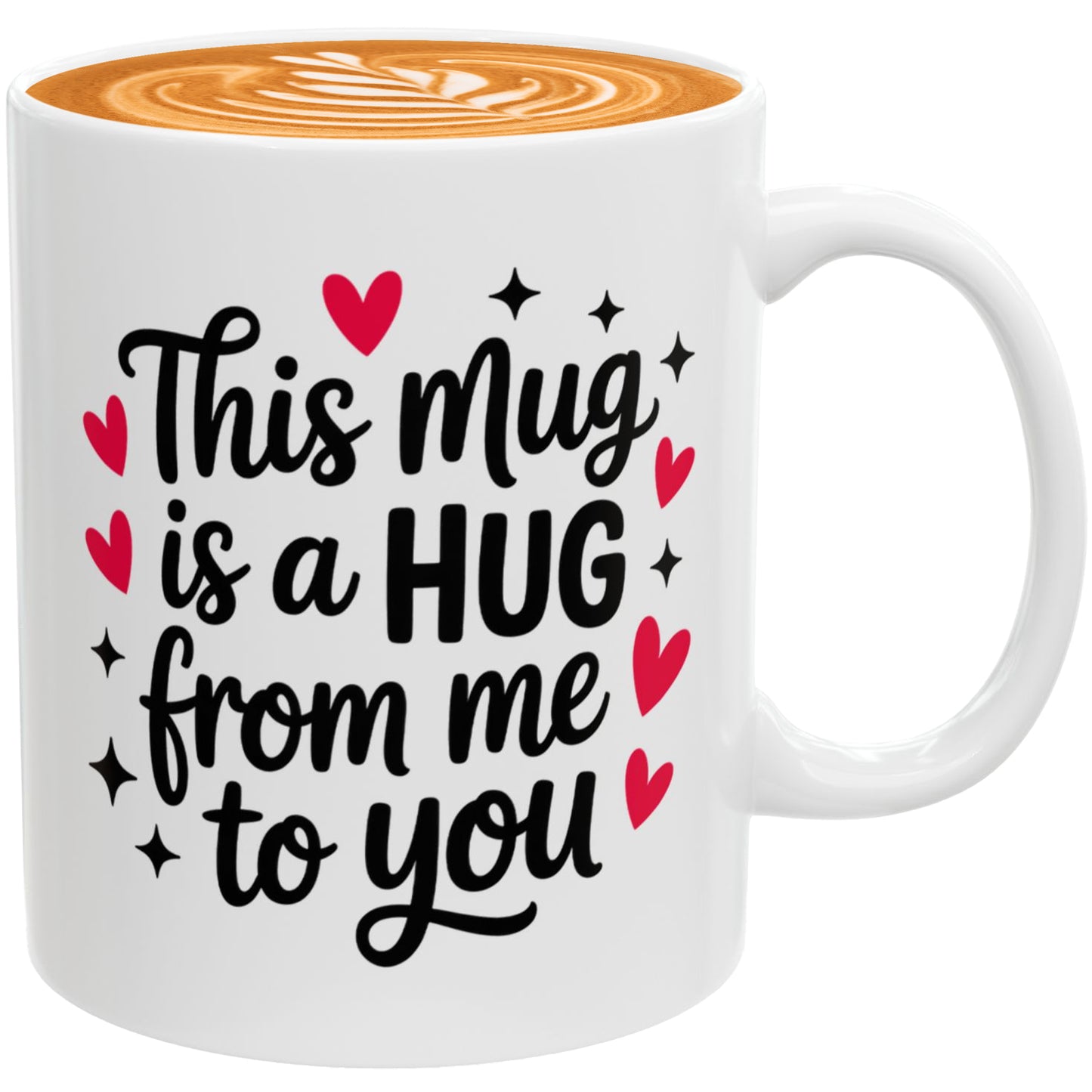 Inspirational Hug Mug – Best Friend, Sister, or Family Gift