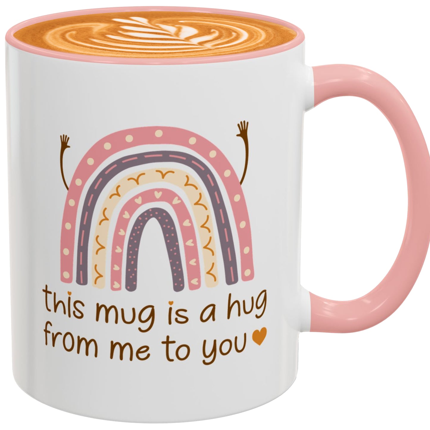 Hug in a Mug – Friendship Coffee Cup Gift for Women, Sisters & Friends