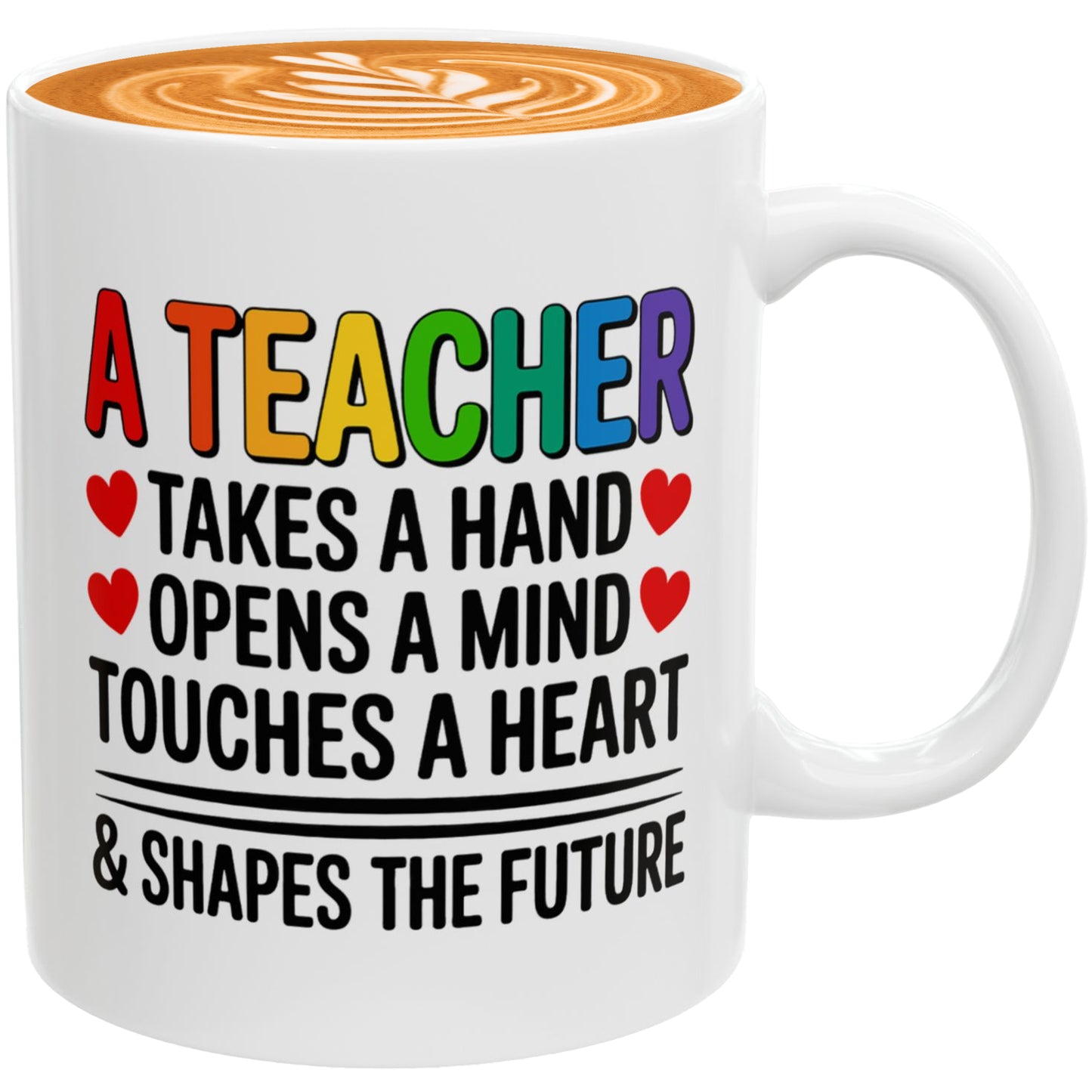 Teacher Appreciation Coffee Mug – Inspirational Thank You Gift for Educators, Women & Men