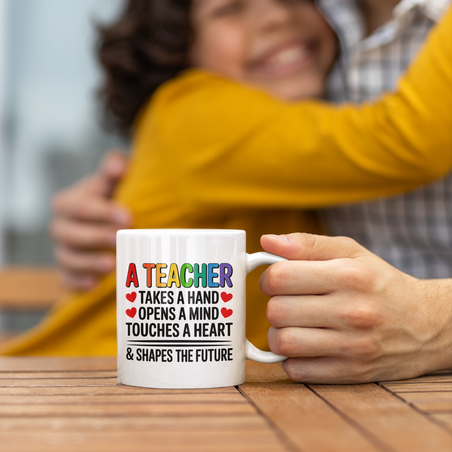Teacher Appreciation Coffee Mug – Inspirational Thank You Gift for Educators, Women & Men