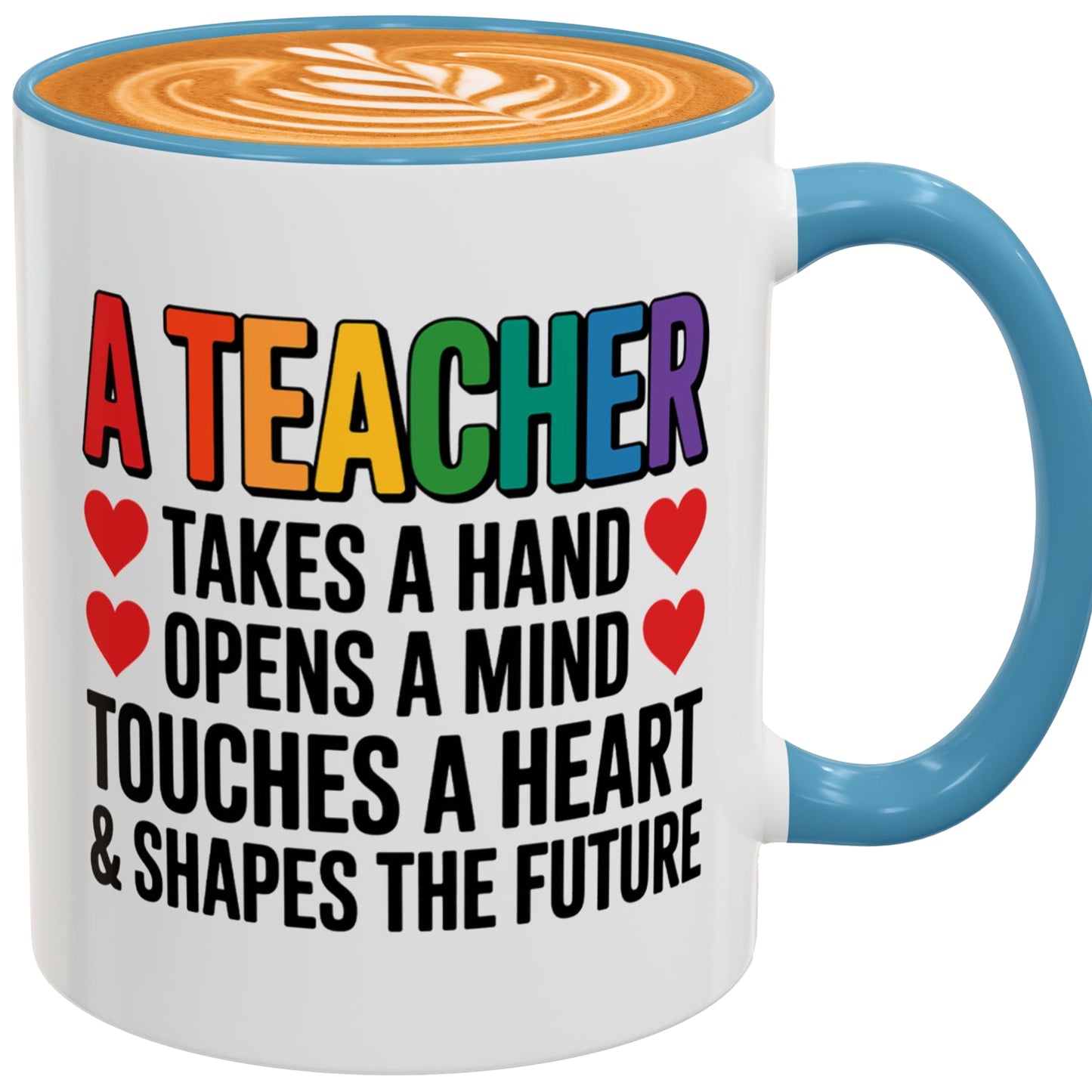 Inspirational Teacher Mug – Retirement, End of Year, or Thank You Gift for Educators