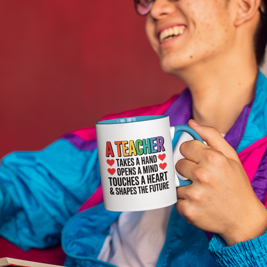 Inspirational Teacher Mug – Retirement, End of Year, or Thank You Gift for Educators