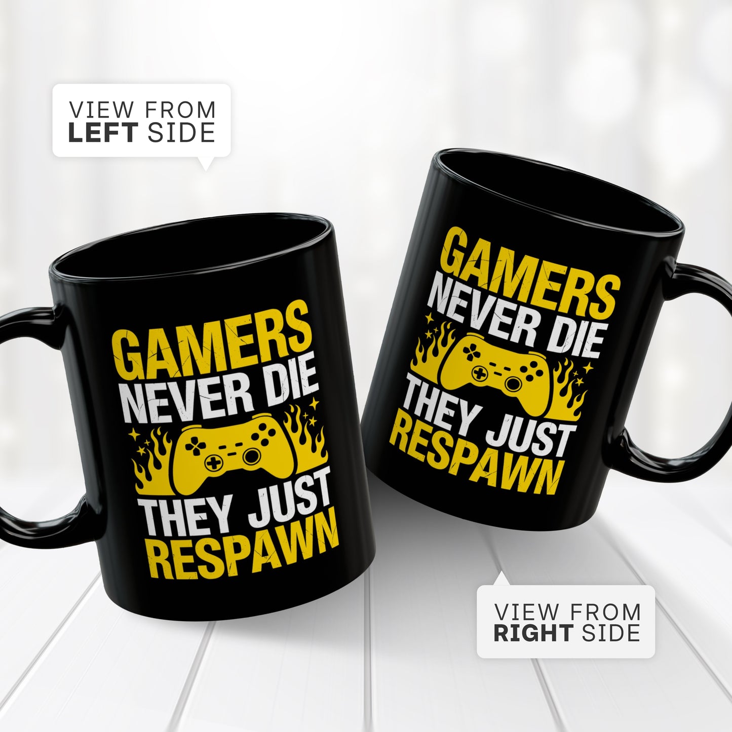 Gaming Coffee Mug – Geek & Nerd Birthday or Christmas Gift Idea