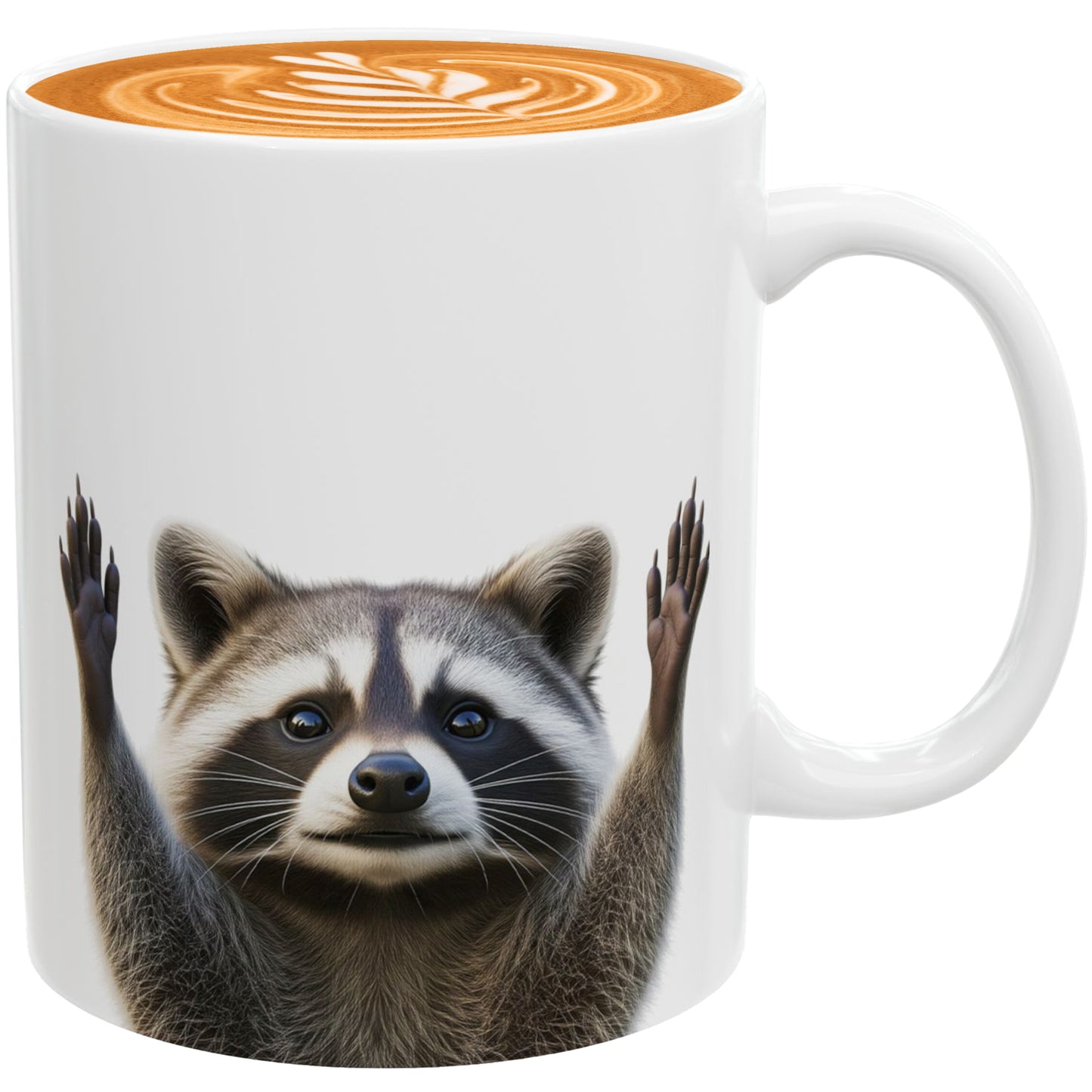 Raccoon Hands Out Coffee Mug 11oz – Funny Raccoon Lover Gift