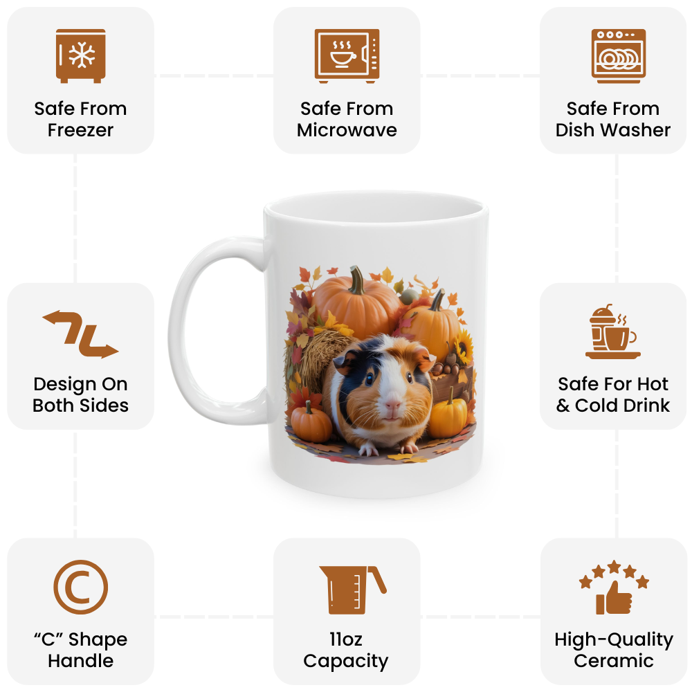 Halloween & Fall Guinea Pig Mug