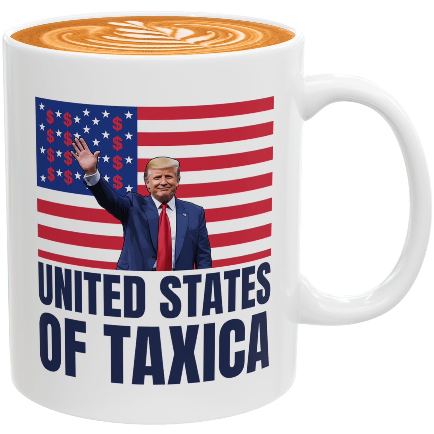 Trump Loves BIG Taxes Mug – Satirical Political Humor Gift
