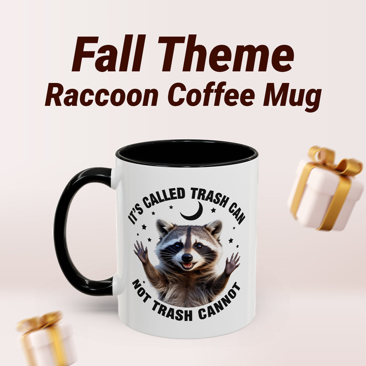 Trash Panda Coffee Mug – Quirky Wordplay Gift for Coworkers