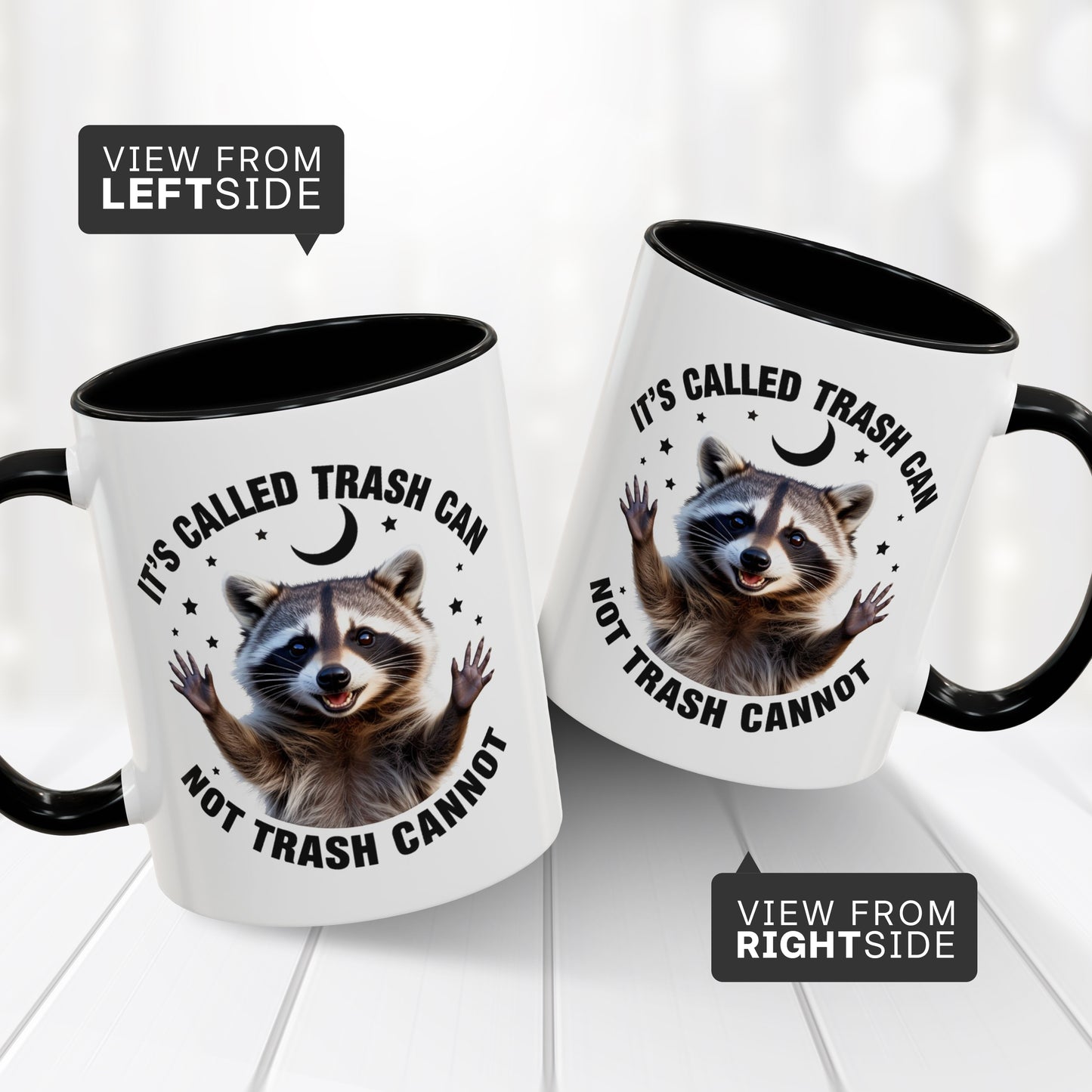 Trash Panda Coffee Mug – Quirky Wordplay Gift for Coworkers