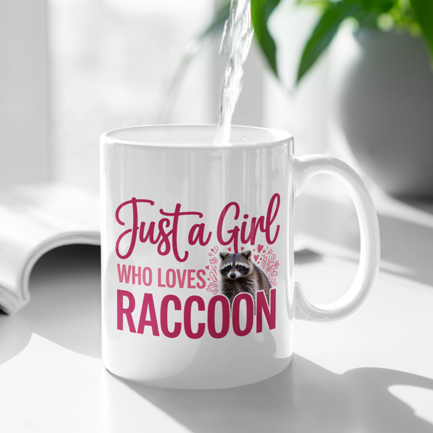 Animal Lover Raccoon Mug – Cute Wildlife Coffee Cup 11oz
