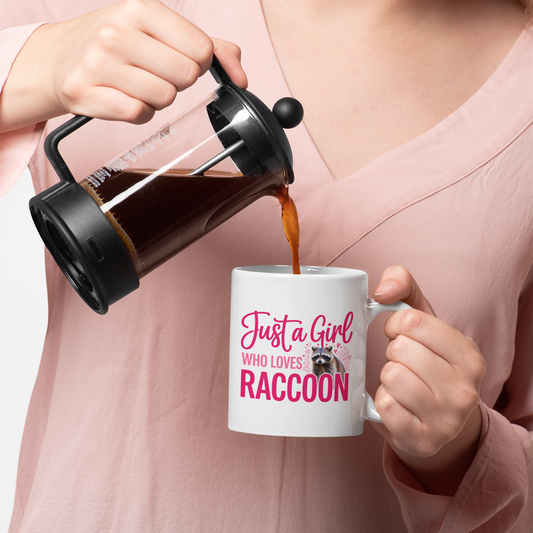 Animal Lover Raccoon Mug – Cute Wildlife Coffee Cup 11oz