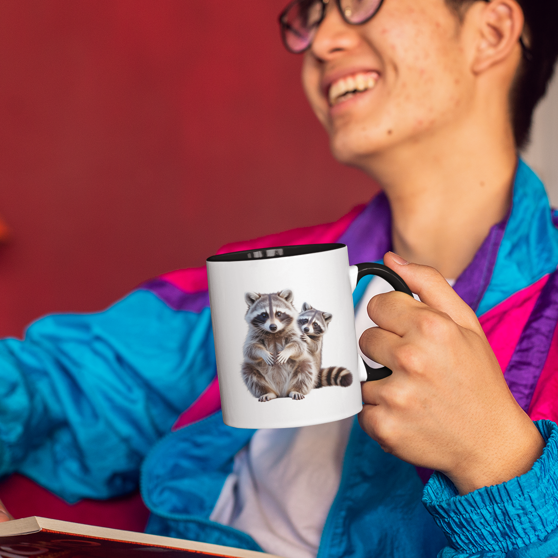 Funny Raccoon Mug – Unique Gift for Women & Animal Lovers